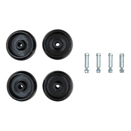 Aftermarket New Four (4) Deck Wheels Fits John Deere LA155 LA165 LA175 W/ Bolt &Nut LAE40-0120